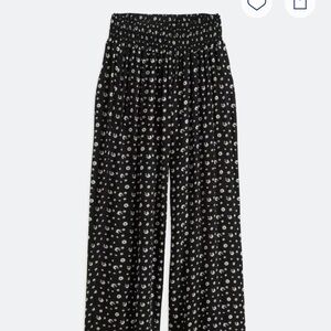 One 5 One Black and White Patterned Pants